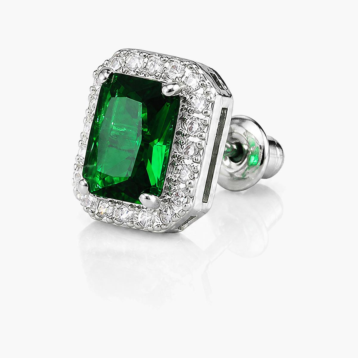 Luxury Square Halo Stud Earrings