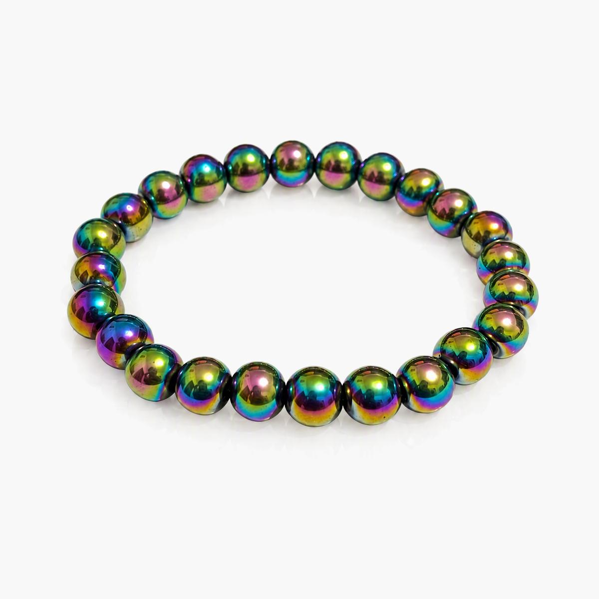 Iridescent Beaded Bracelet