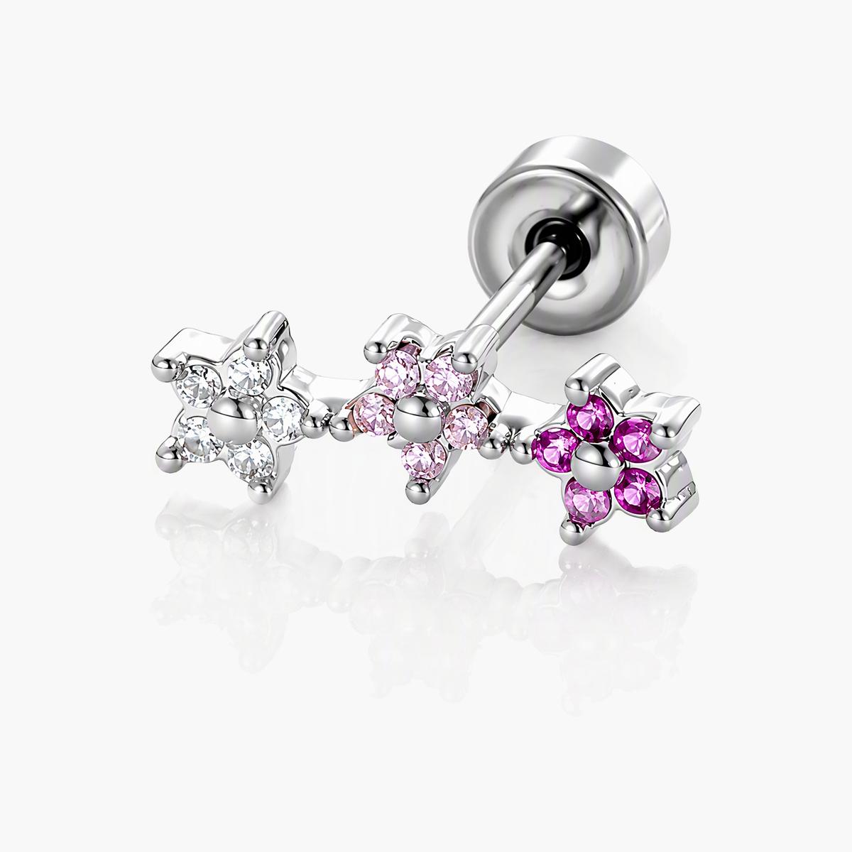 Three Flower Barbell