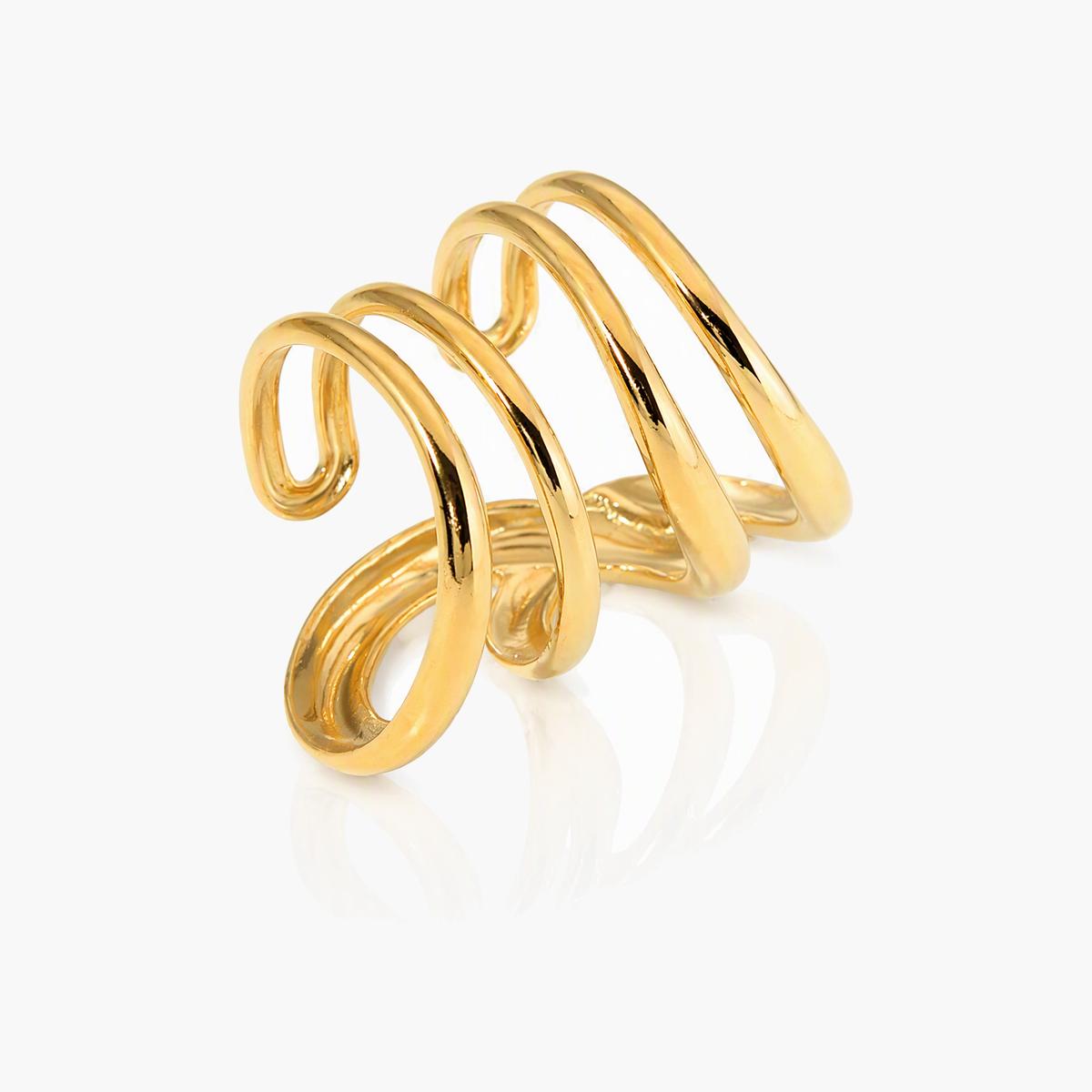 Minimalist Spiral Band Ring