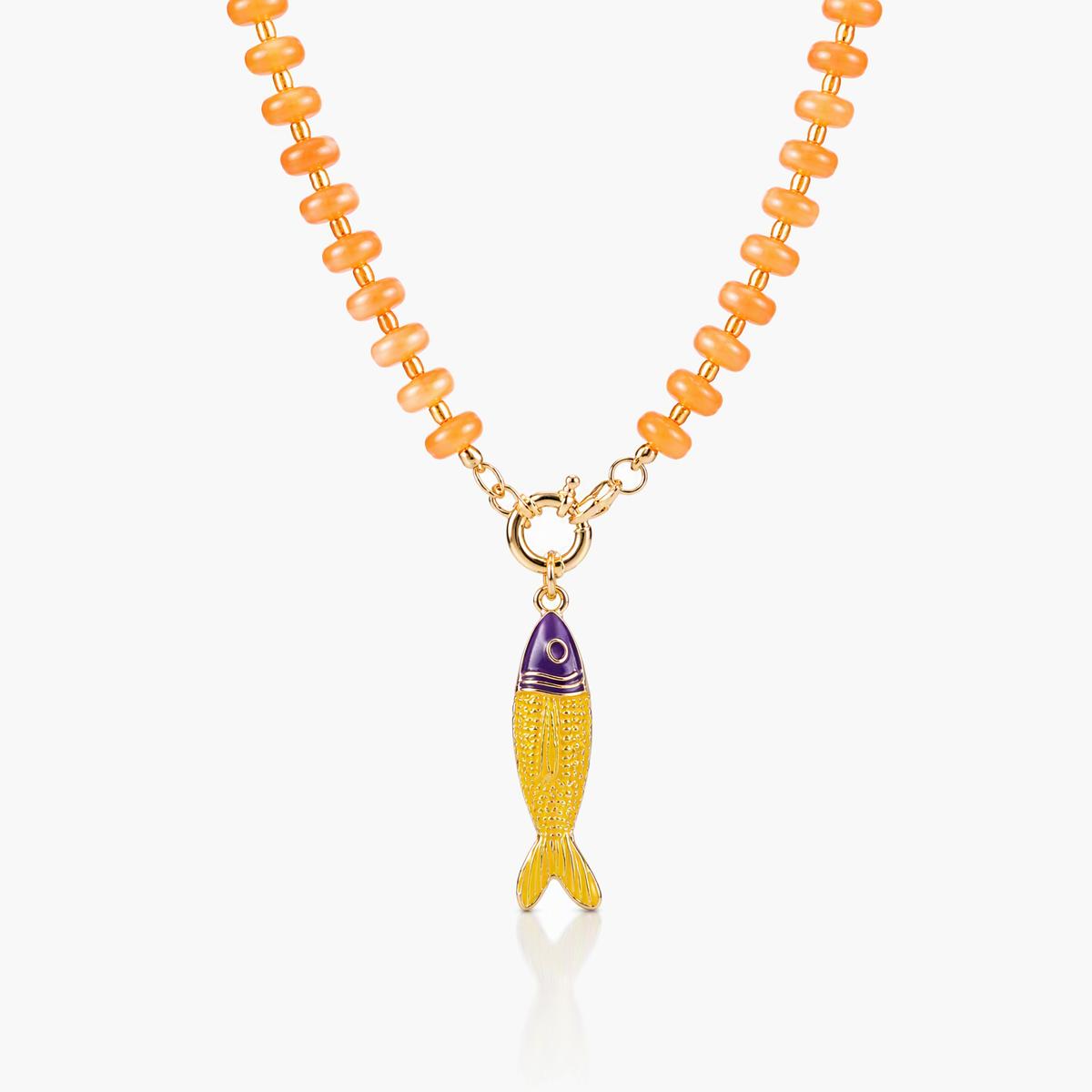 Cute Fish Beaded Necklace