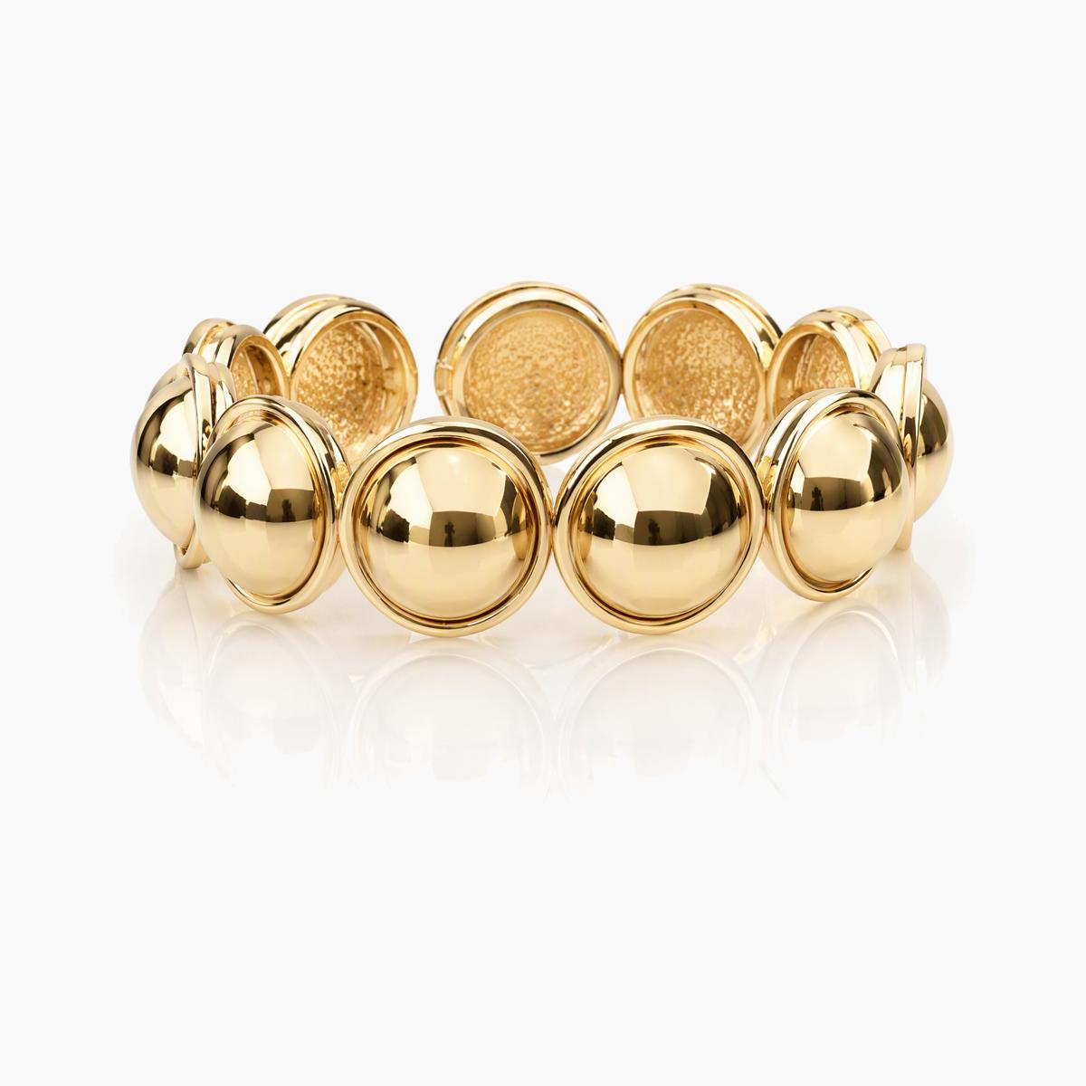 Trendy Pearl Bead Link Bracelet