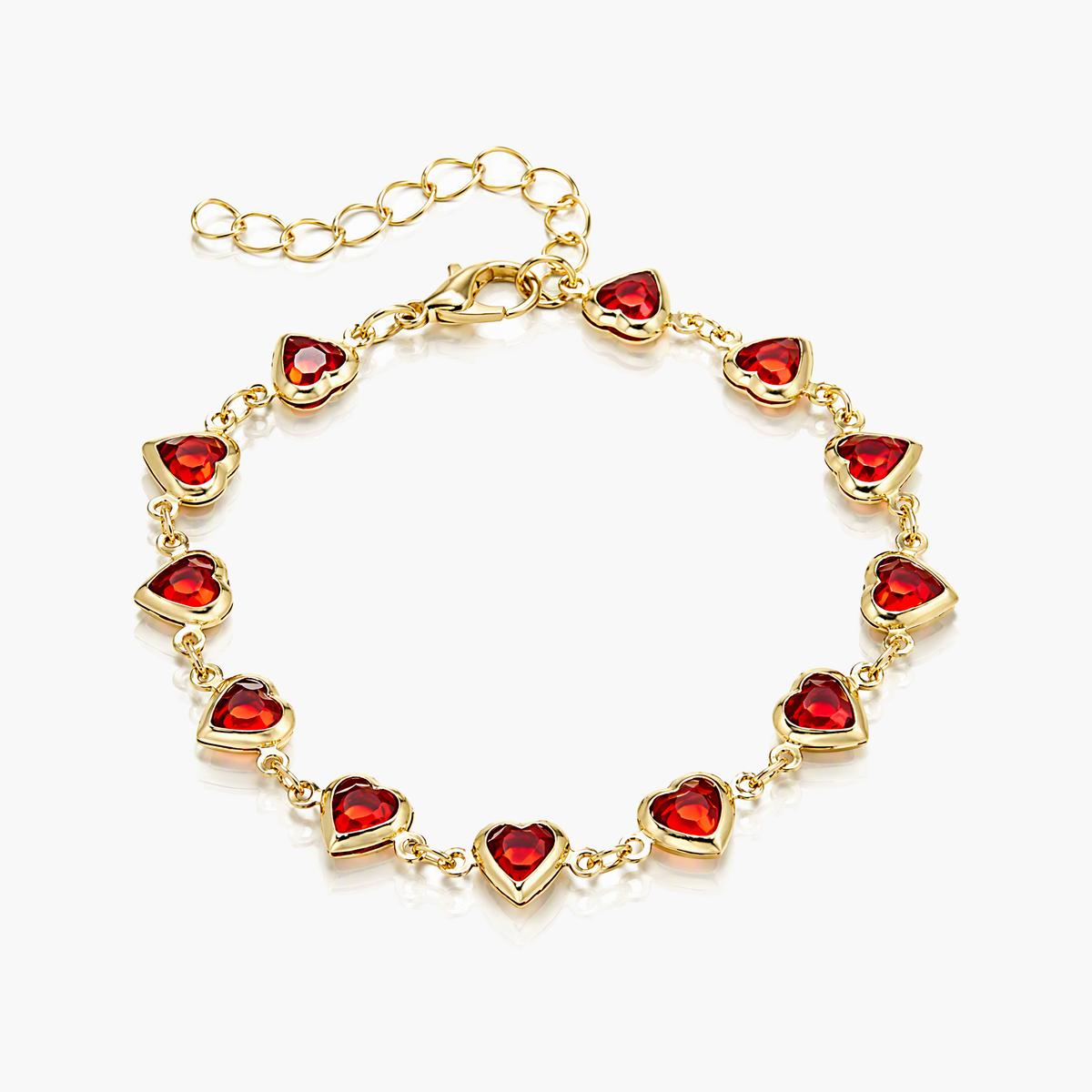 Dainty Heart Chain Bracelet