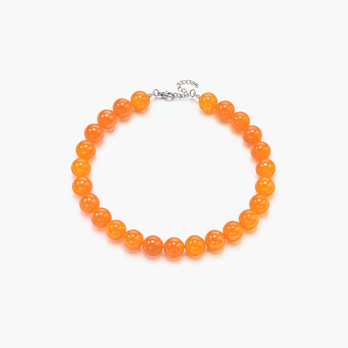 Trendy Round Bead Necklace