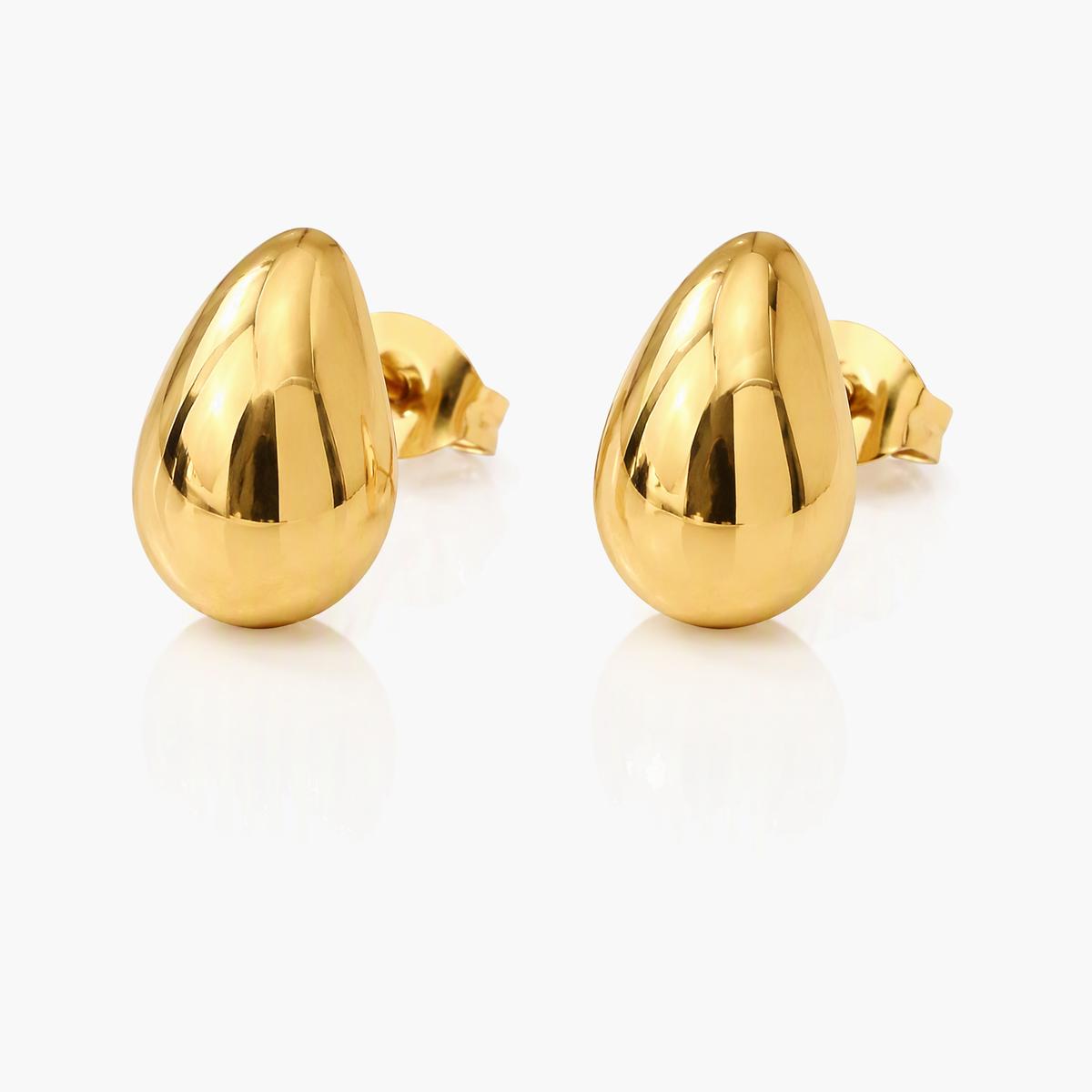 Teardrop Stud Earrings
