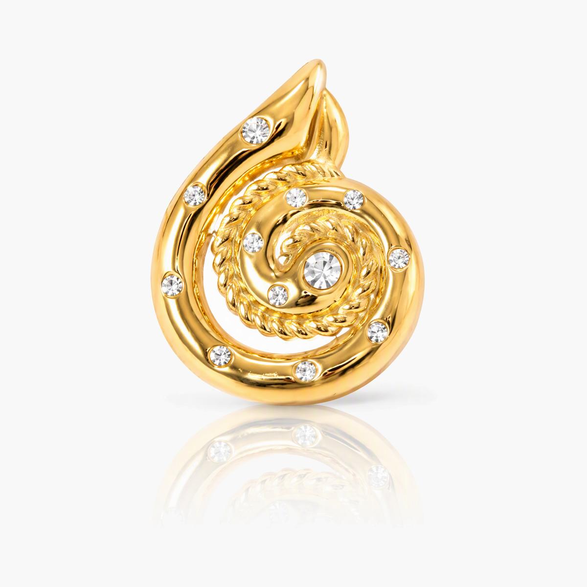 Vintage Shell Stud Earrings