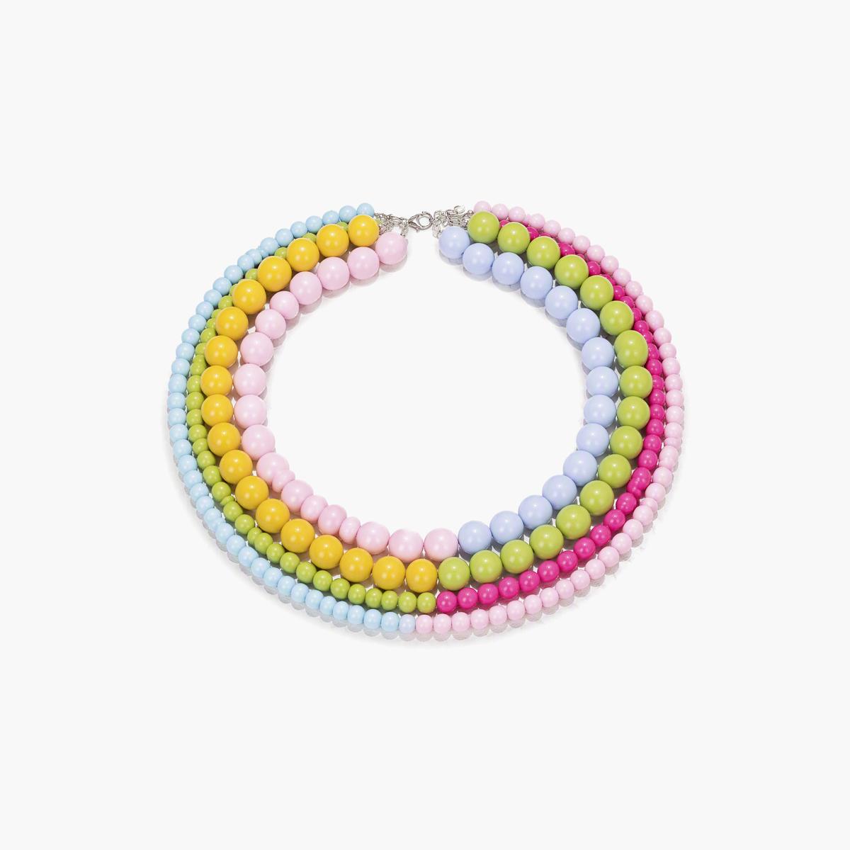 Trendy Layered Bead Necklace