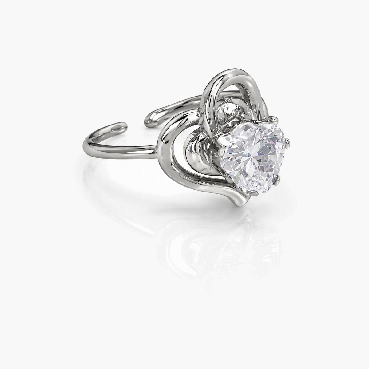Geometric Open Cuff Ring