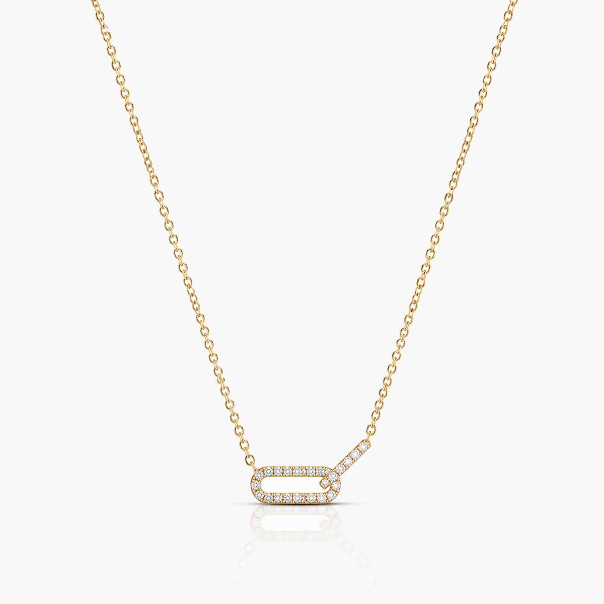 Dainty Rectangle Bar Necklace
