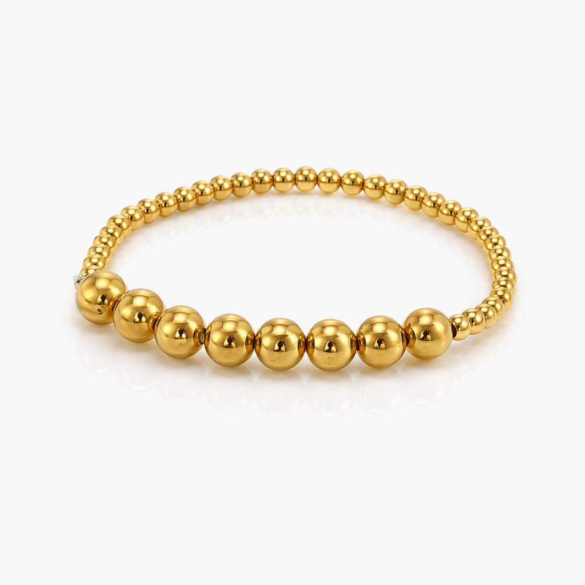 Trendy Heart Bead Bracelet
