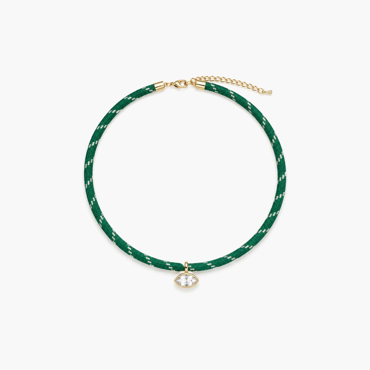 Trendy Multi-Strand Gem Necklace
