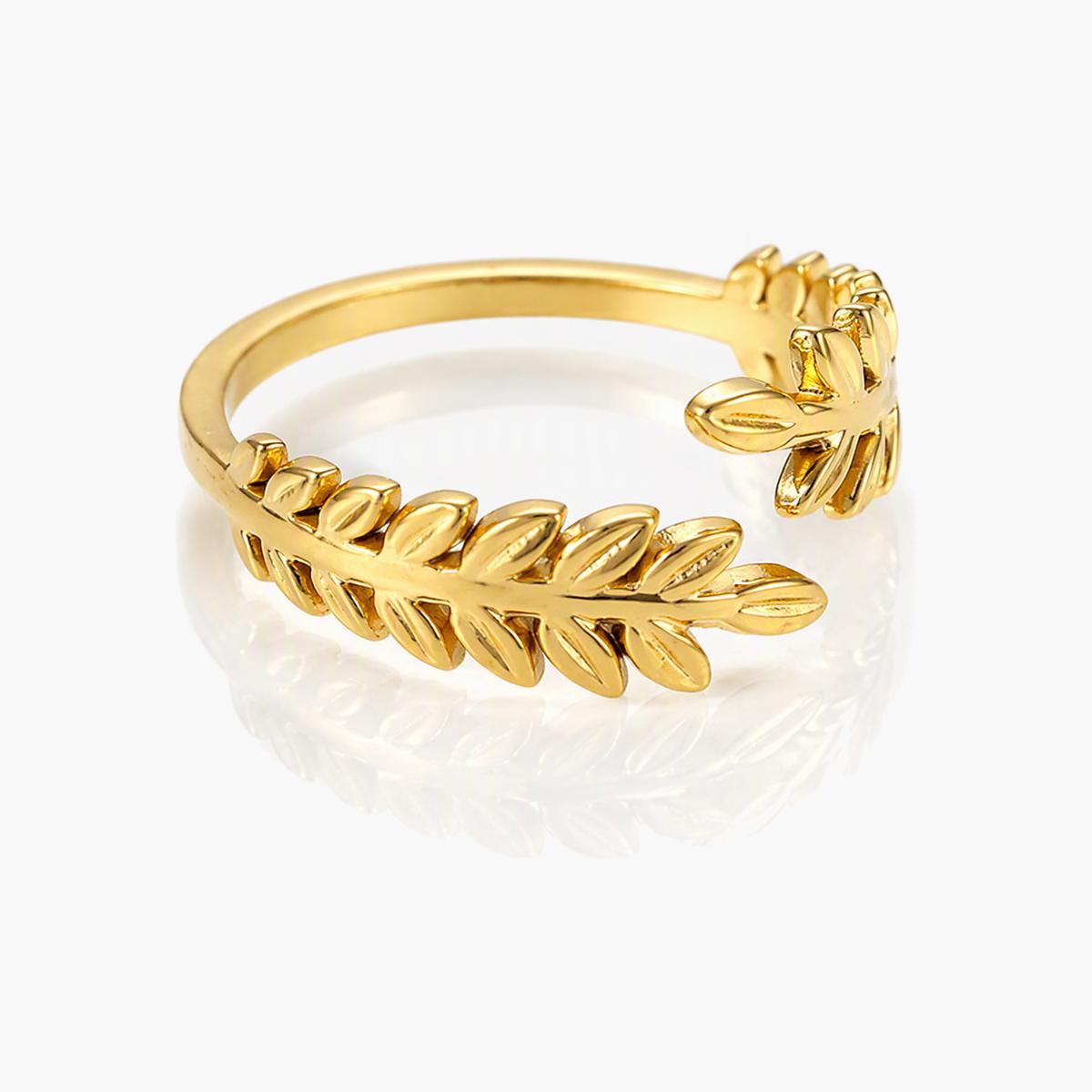 Trendy Mixed Motif Open Cuff Ring