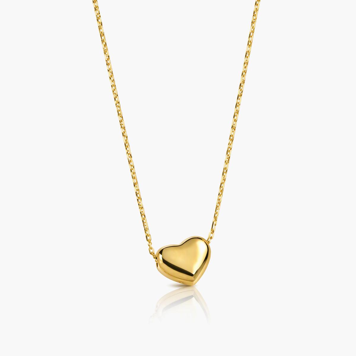 Dainty Double Heart Pendant Necklace