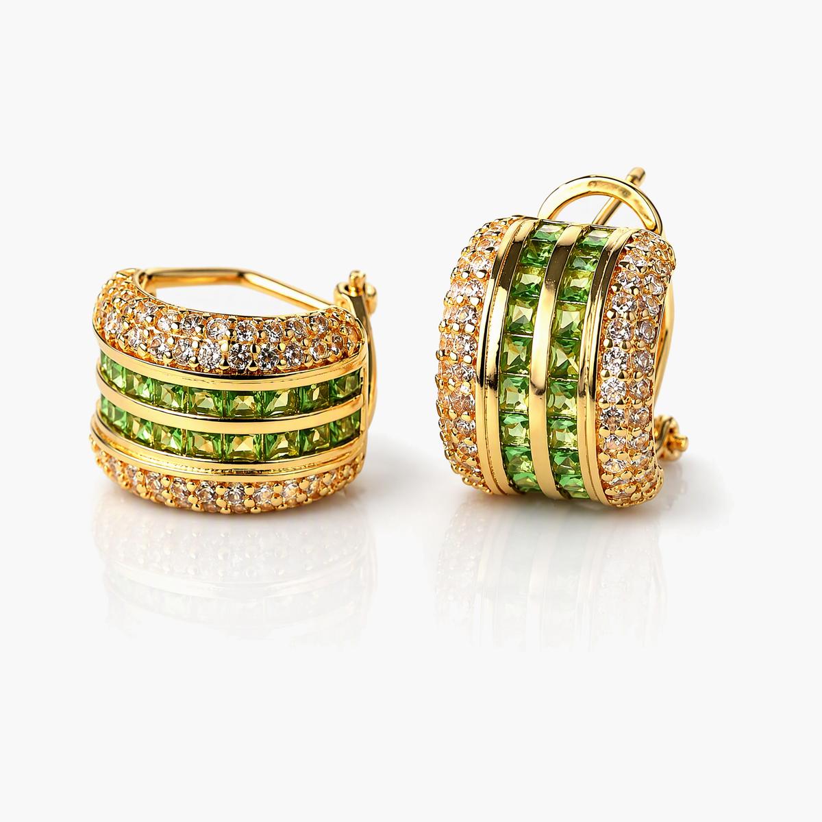 Luxury Multi-Row Hoop Earrings