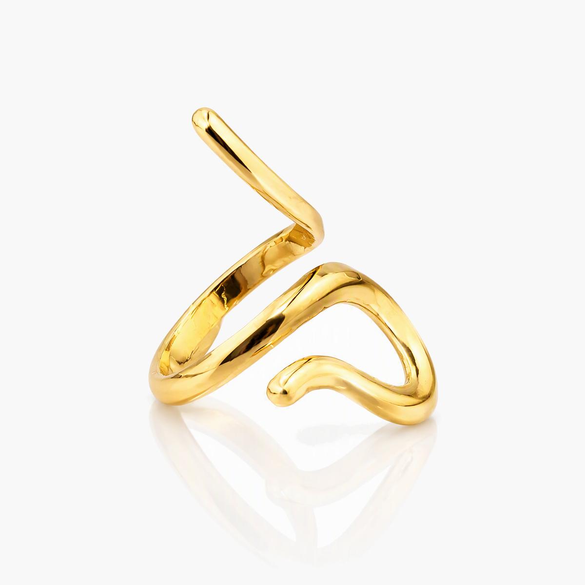 Trendy Mixed Motif Open Ring