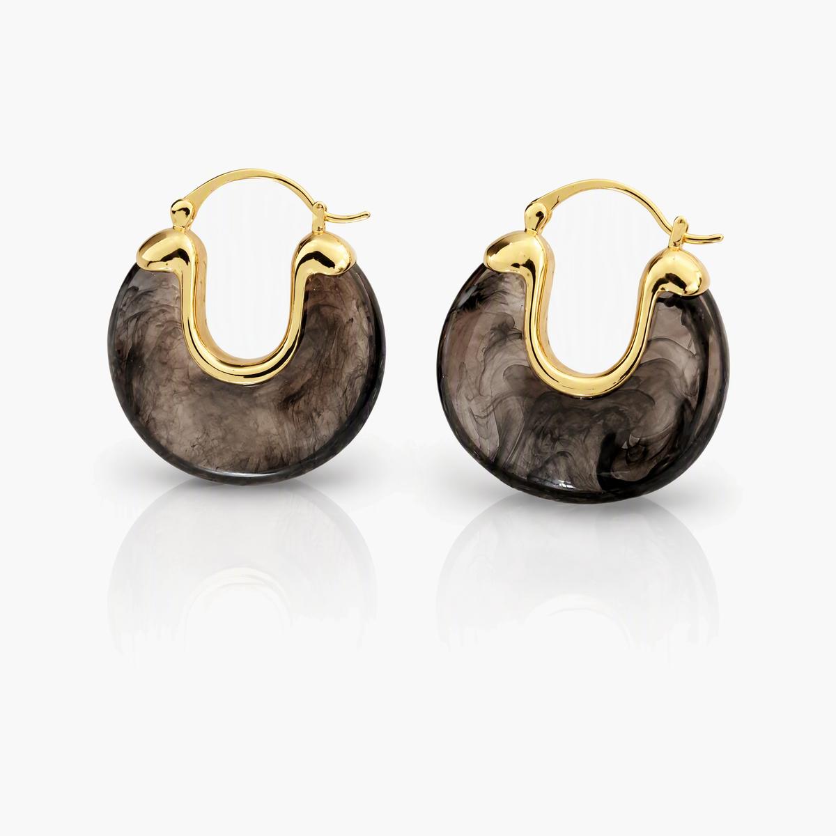 Trendy U-Shape Hoop Earrings