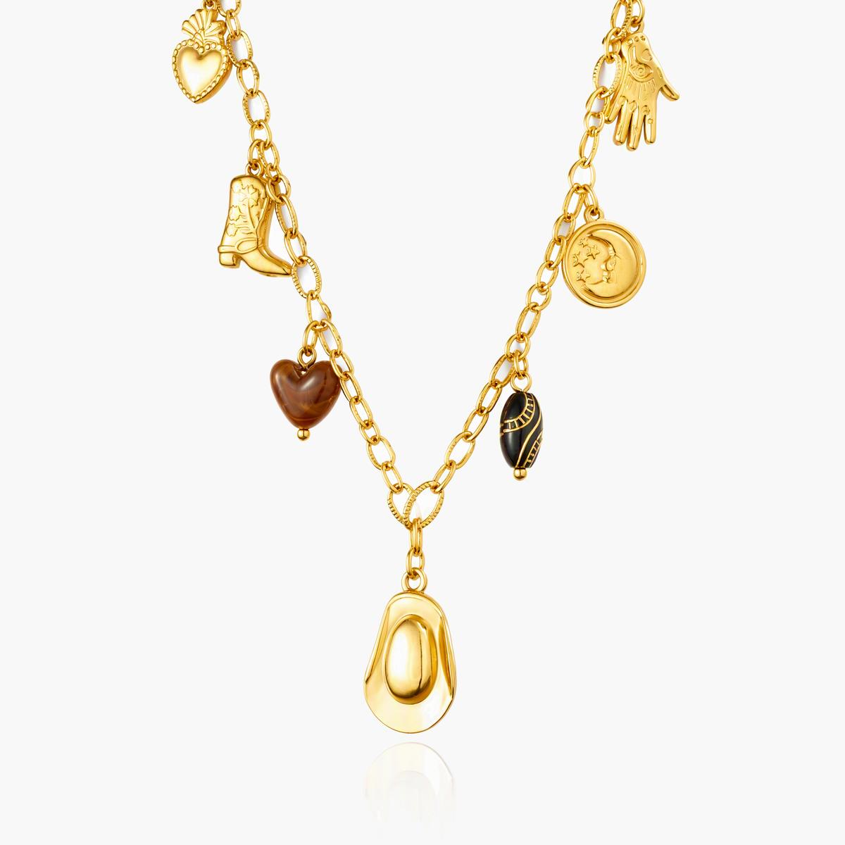 Western Multi-Charm Necklace