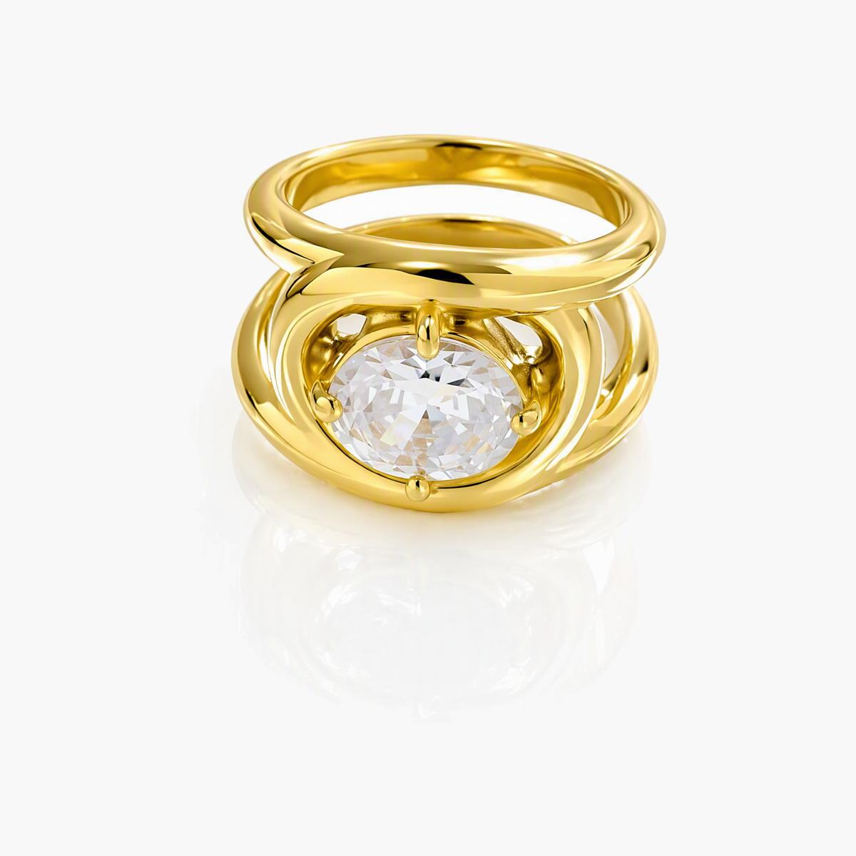 Trendy Twisted Band Ring
