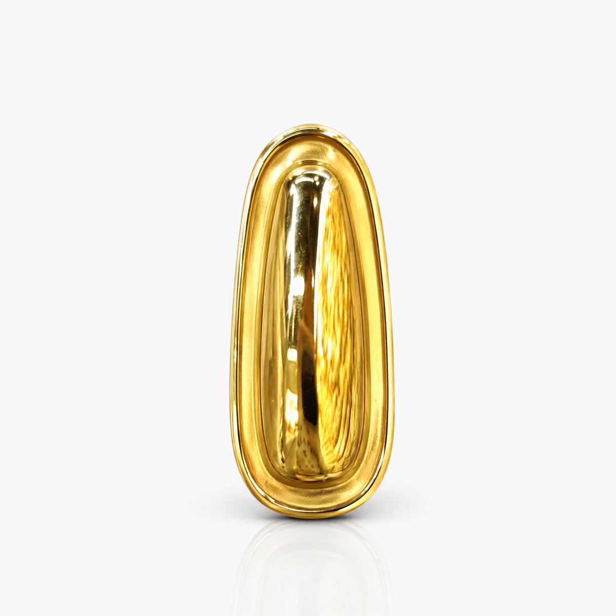 Minimalist Oval Stud Earrings