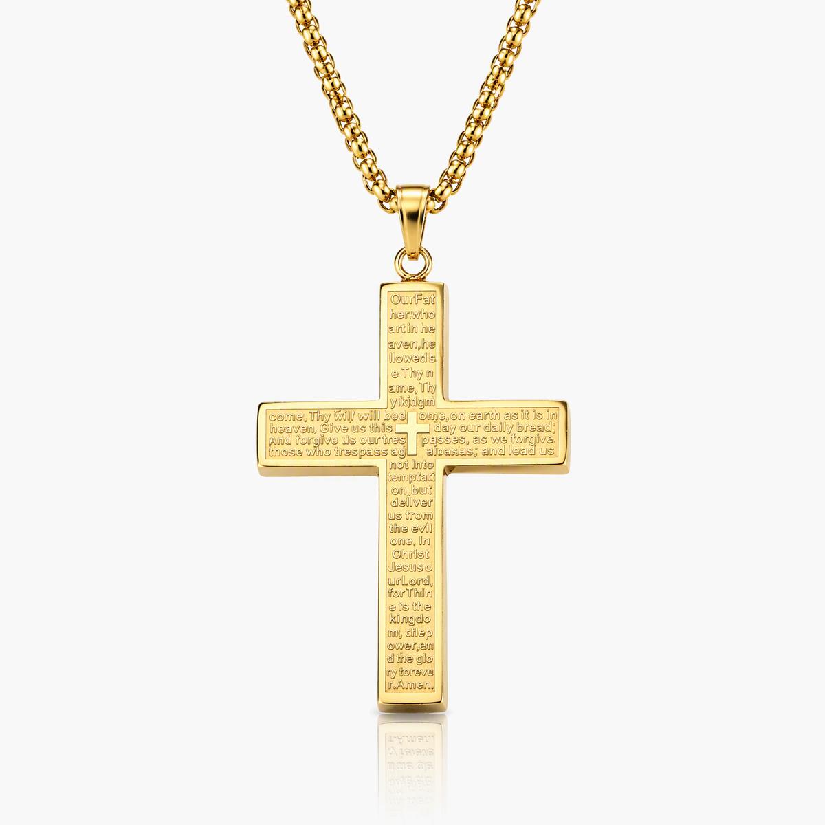 Minimalist Cross Pendant Necklace