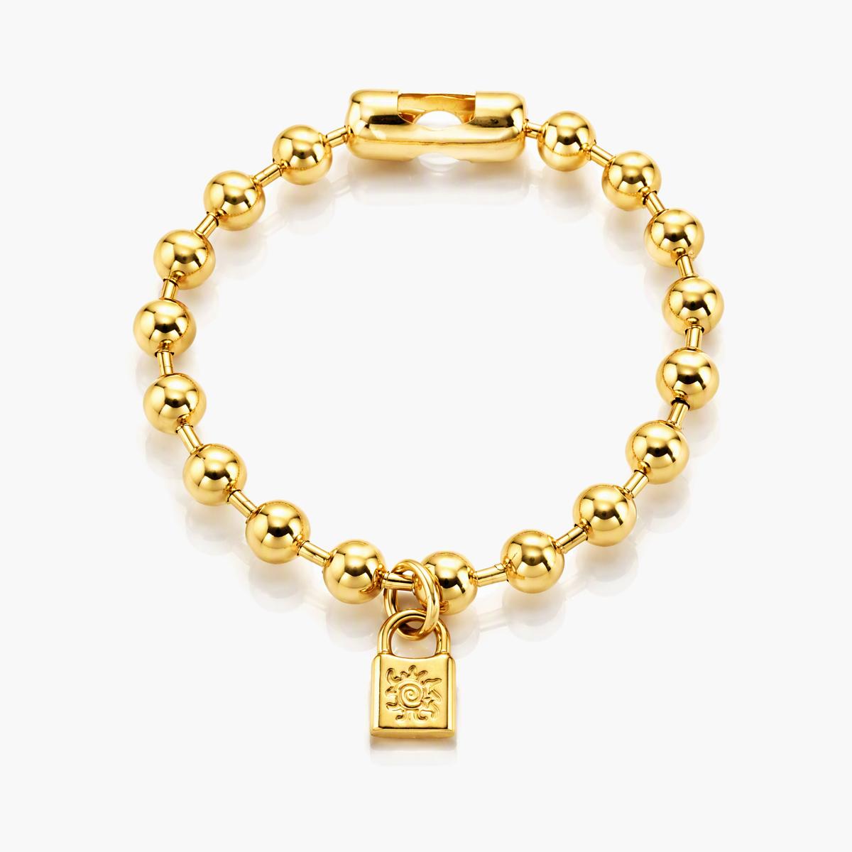 Trendy Sun Charm Beaded Bracelet