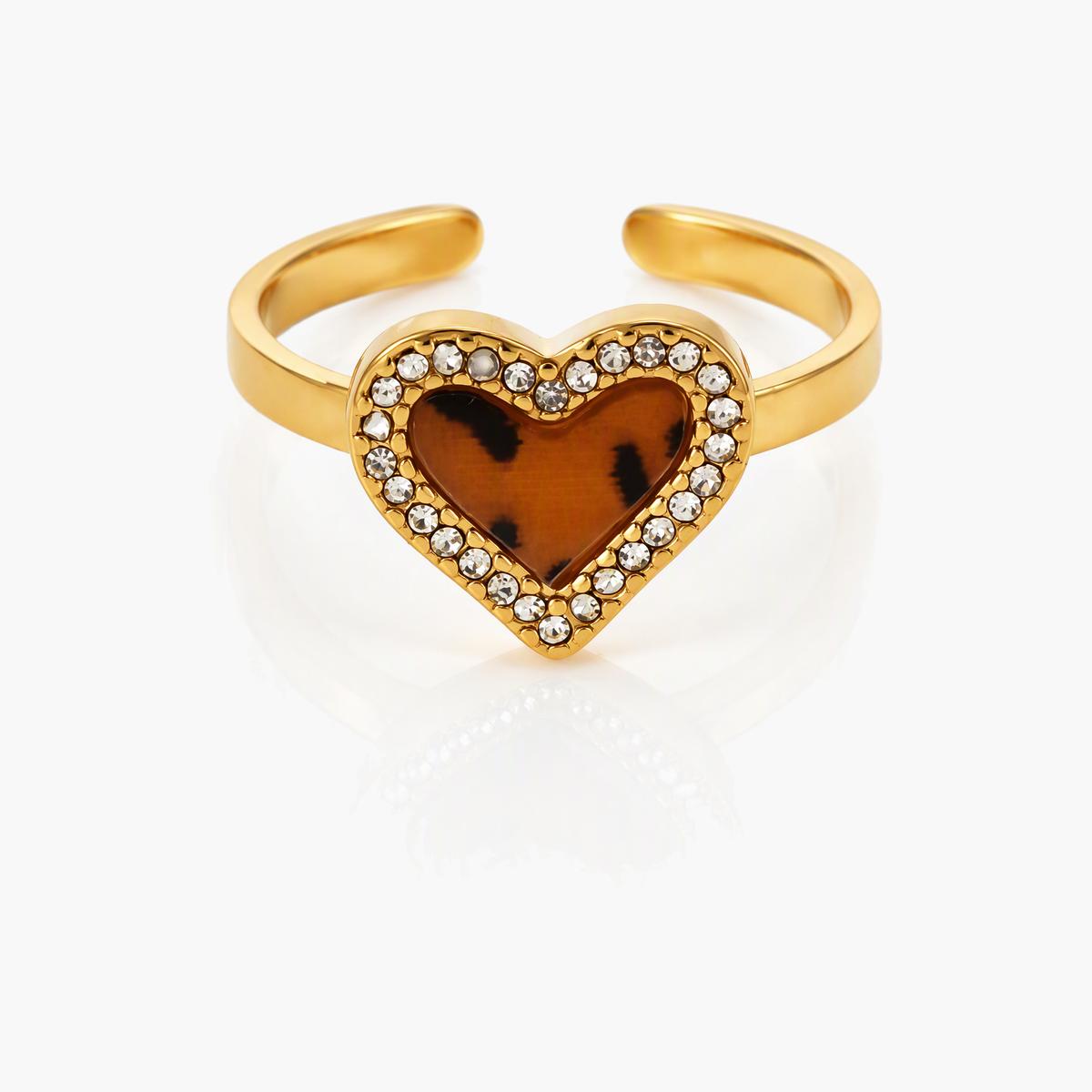 Trendy Assorted Motif Open Ring