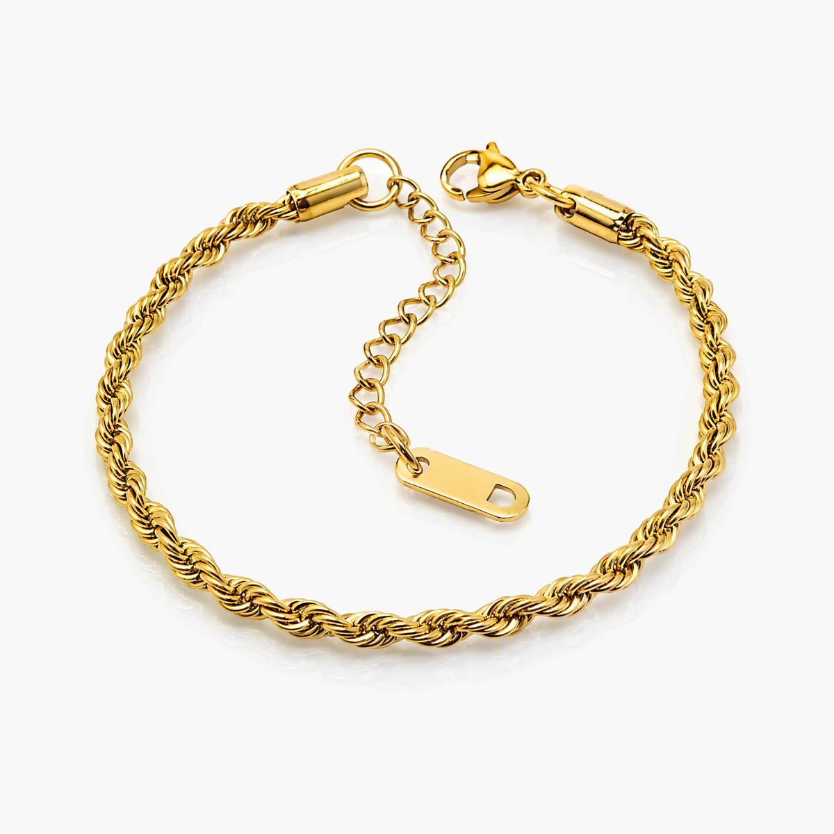 Twisted Rope Chain Bracelet