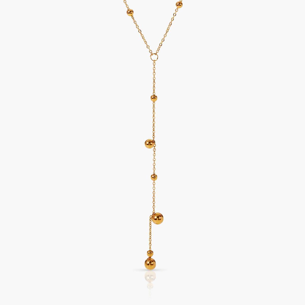 Dainty Bead Y-Necklace