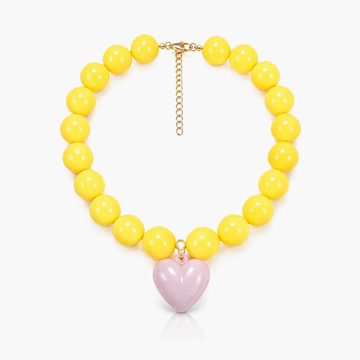 Trendy Sphere & Teardrop Necklace