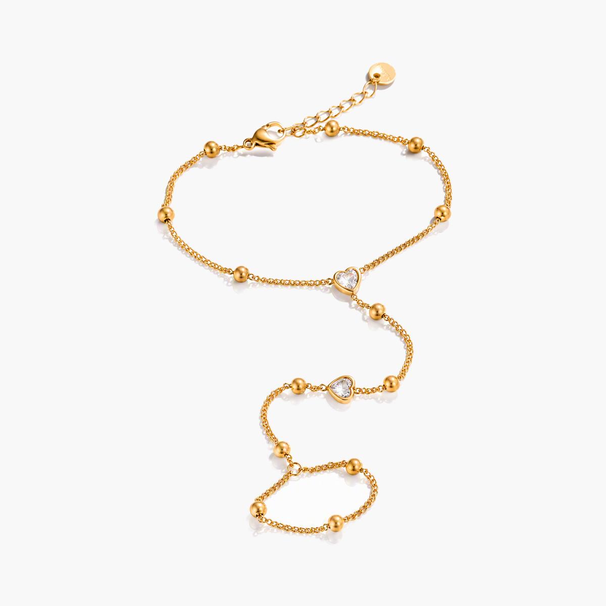 Dainty Geometric Charm Bracelet