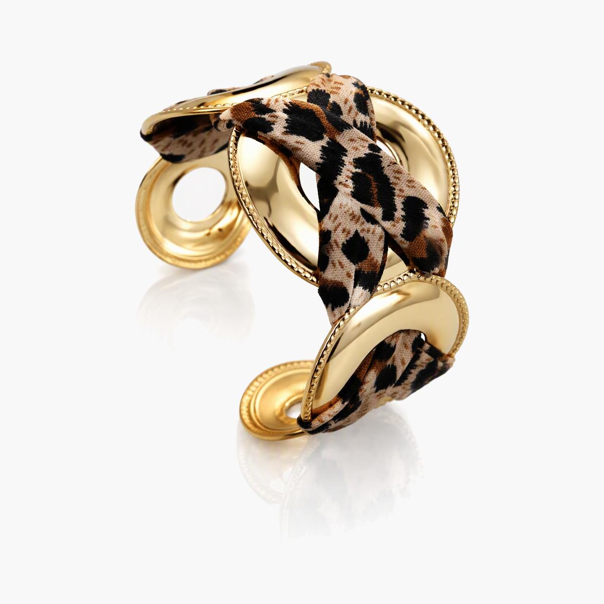Trendy Leopard Print Cuff Bracelet