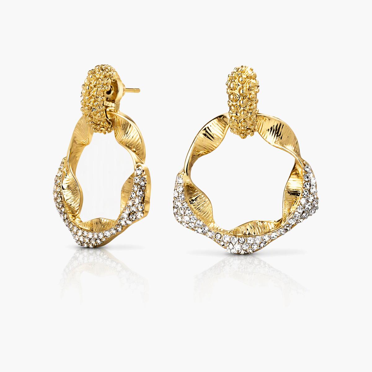 Twisted Hoop Earrings