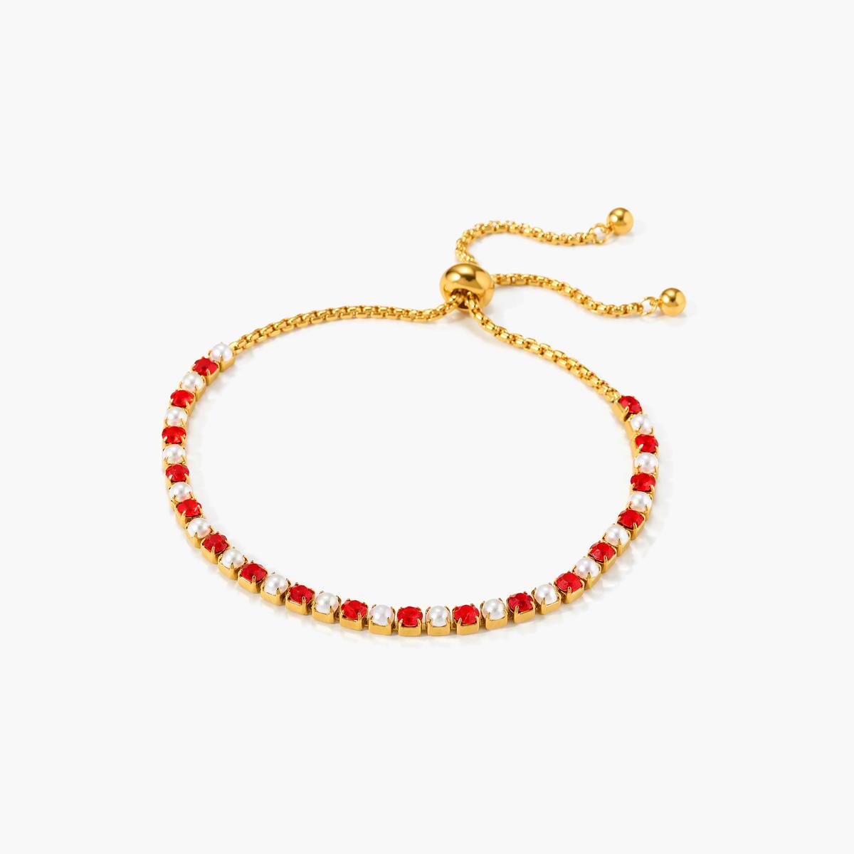 Trendy Stone Tennis Bracelet
