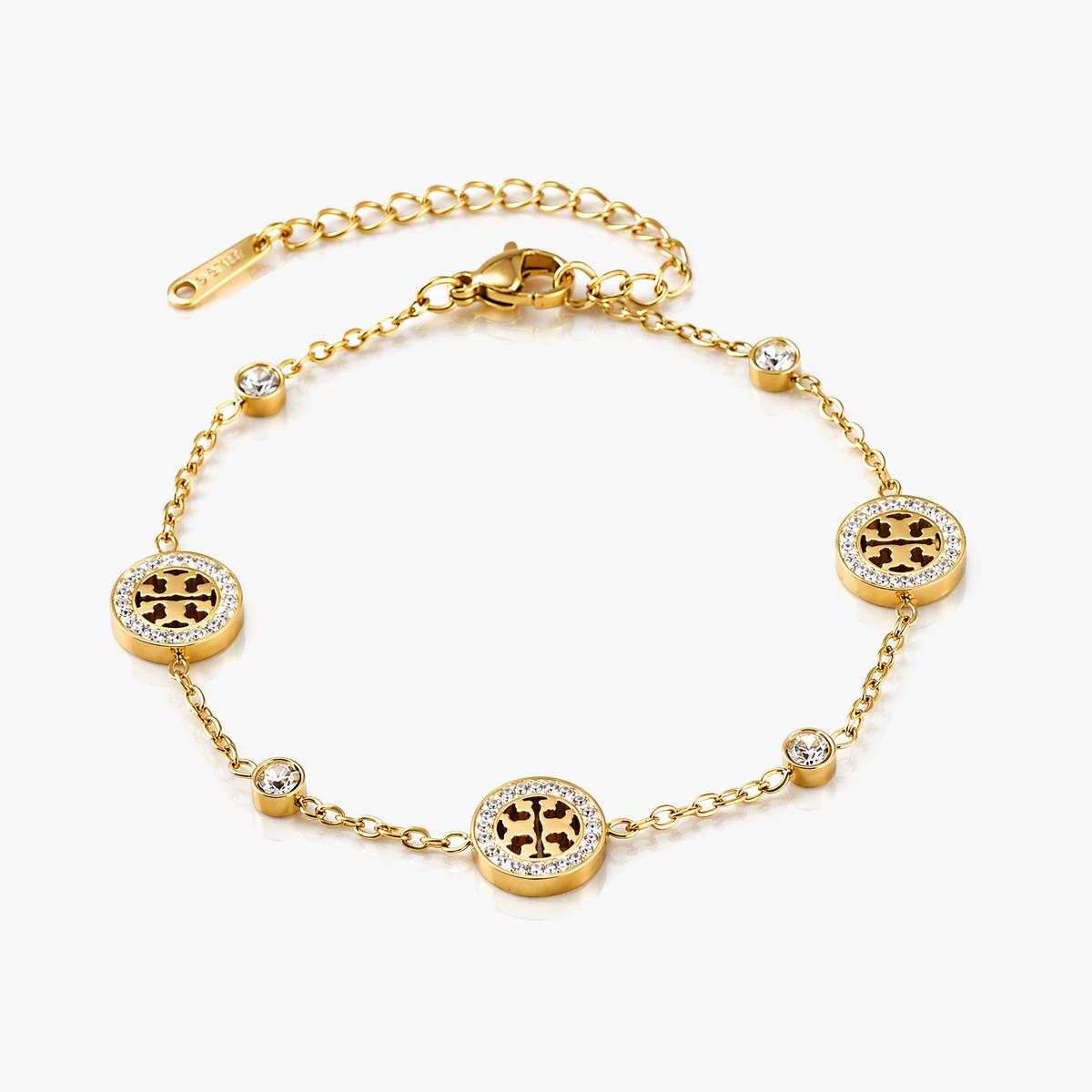Elegant Circle Disc Bracelet