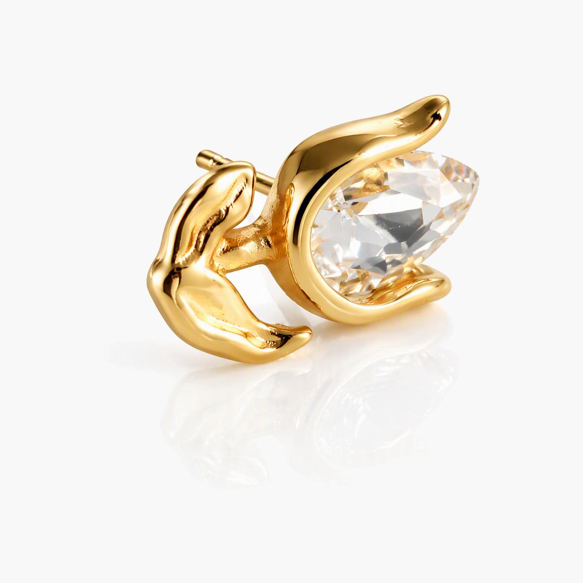 Dainty Tulip Stud Earrings