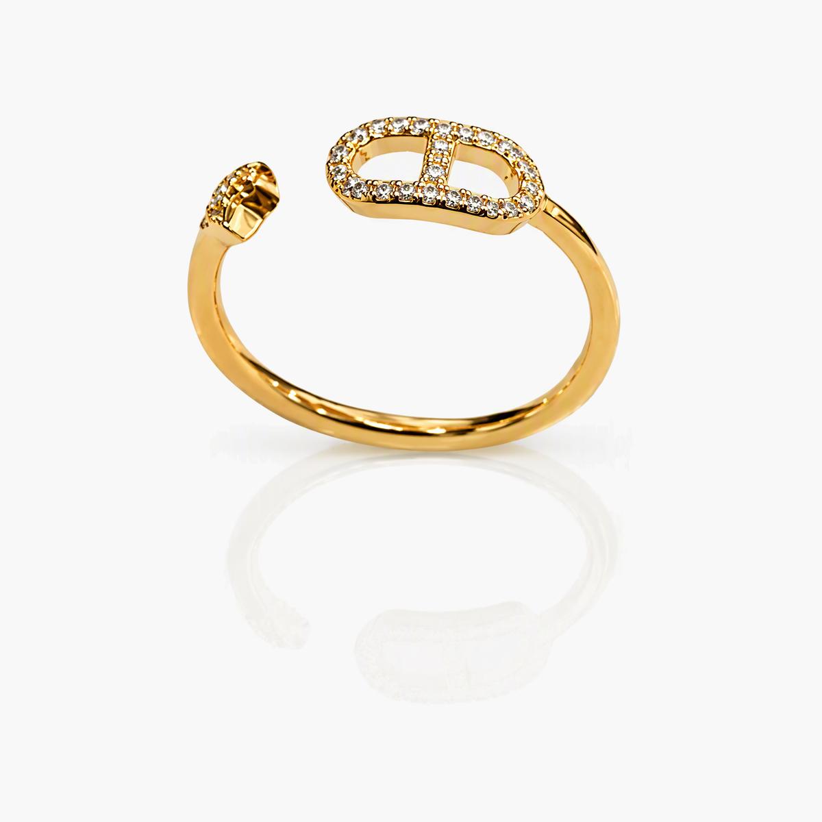Trendy Infinity Open Ring