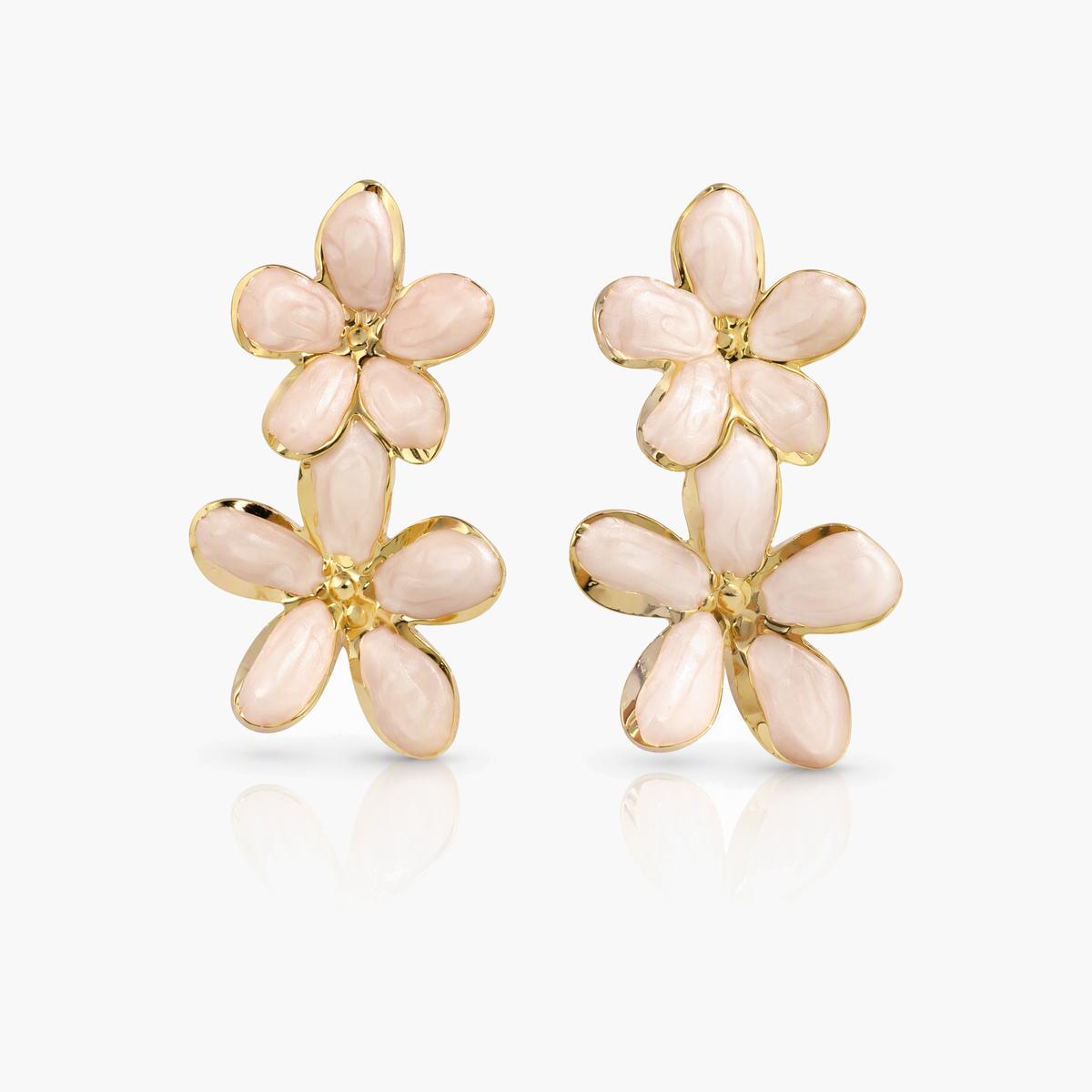 Boho Shell Starfish Stud Earrings