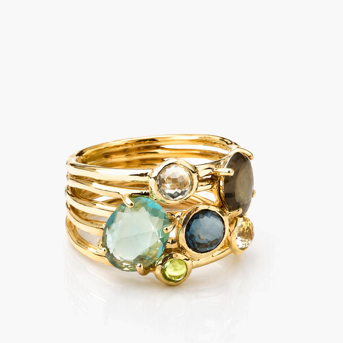 Trendy Multi-Stone Stackable Ring