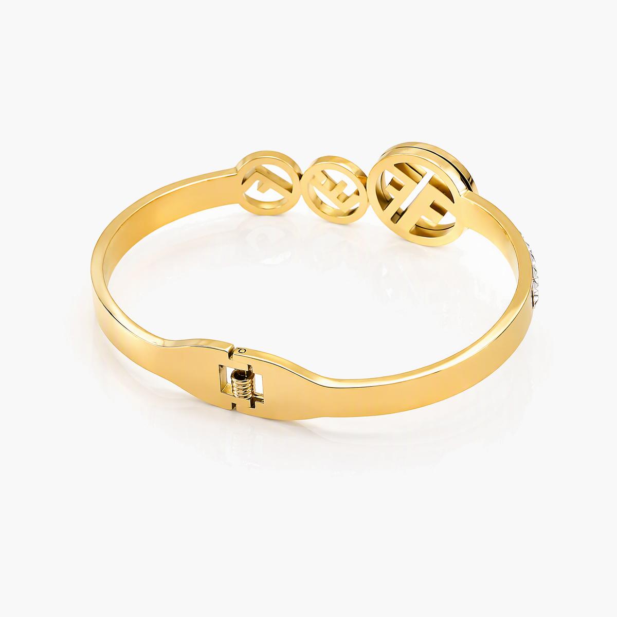 Trendy Initial Letter Bangle