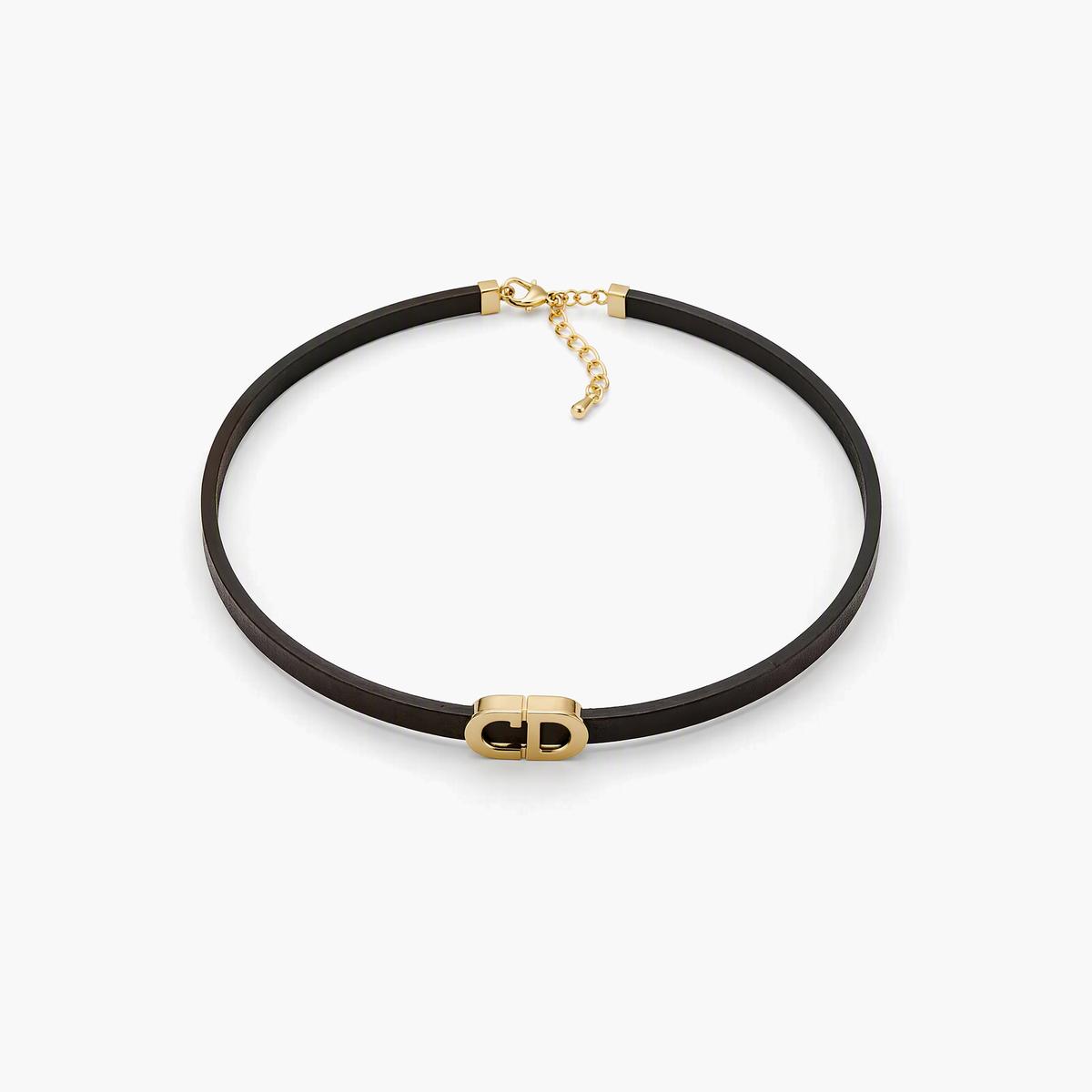 Minimalist CD Logo Choker Necklace