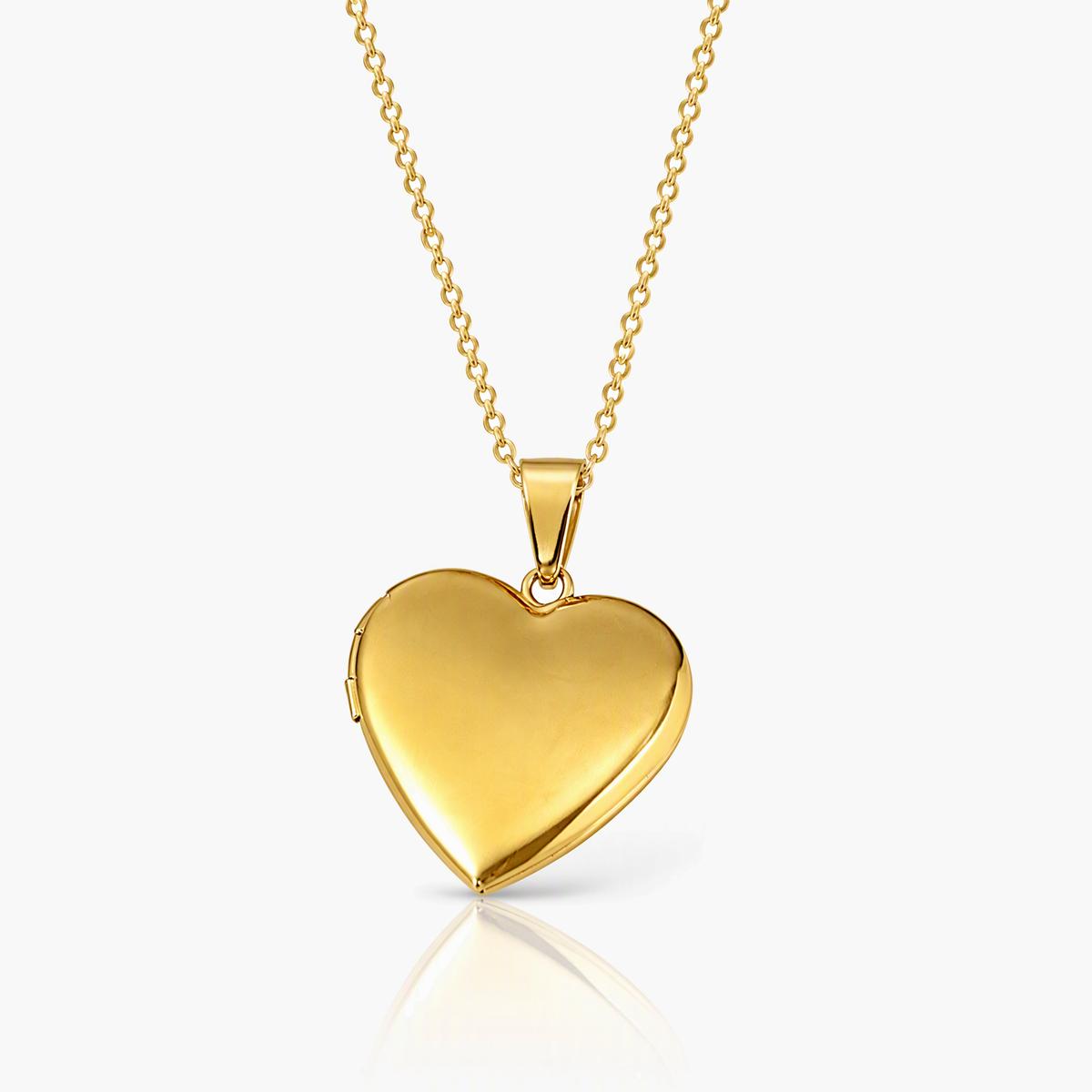 Heart Locket Pendant Necklace