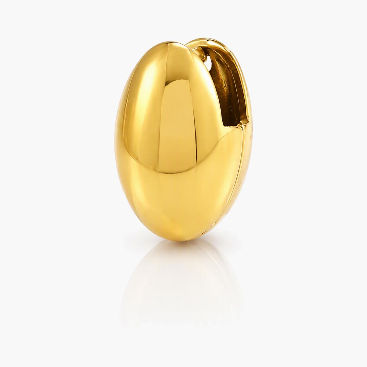 Minimalist Oval Stud Earrings