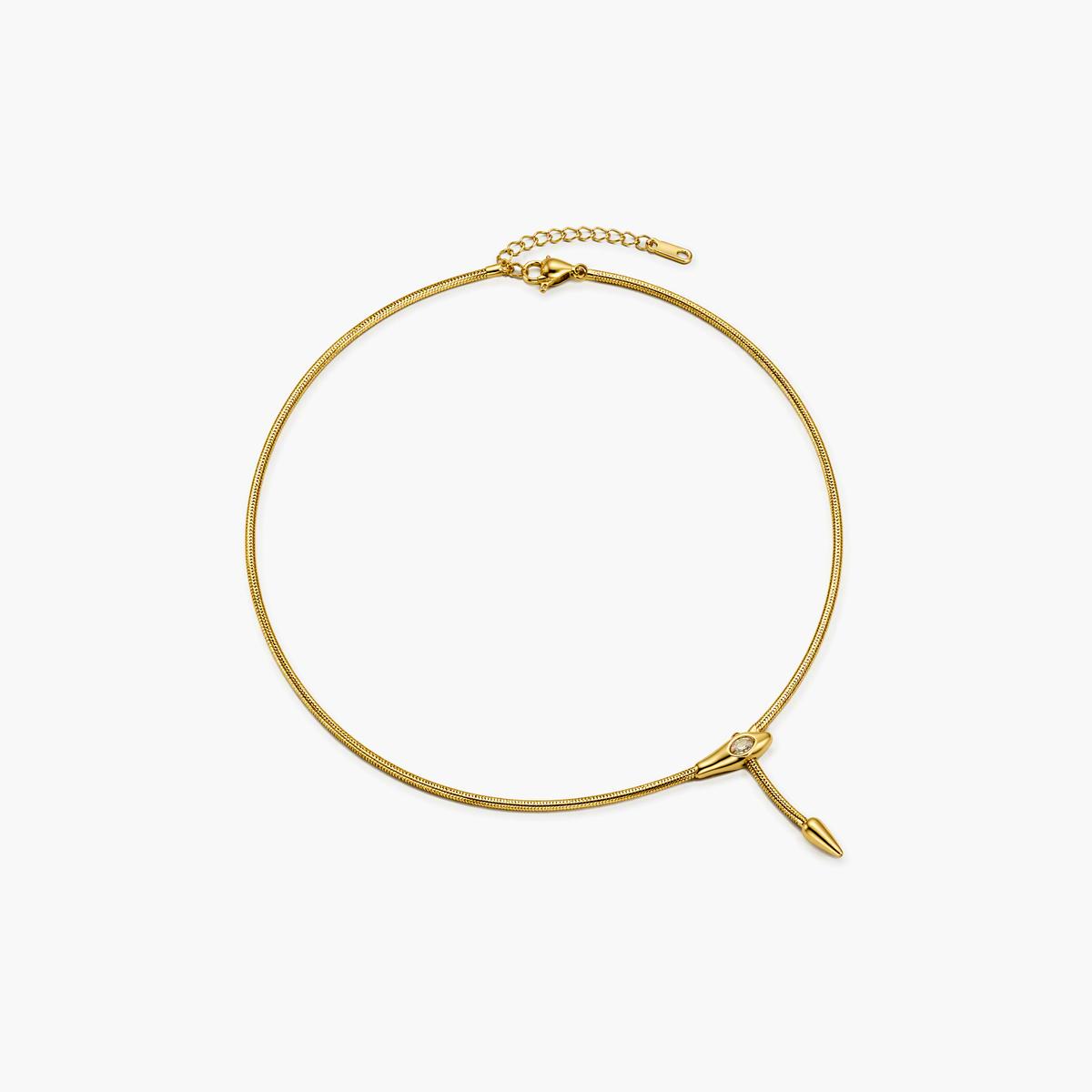 Trendy Snake Head Necklace