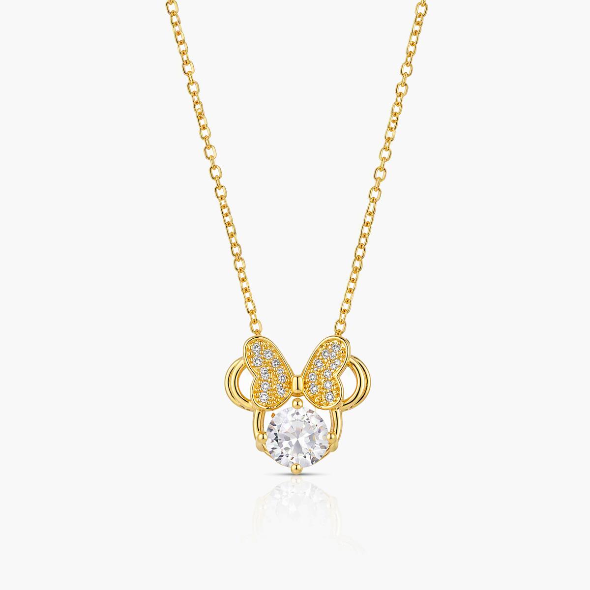 Cute Bow Knot Pendant Necklace