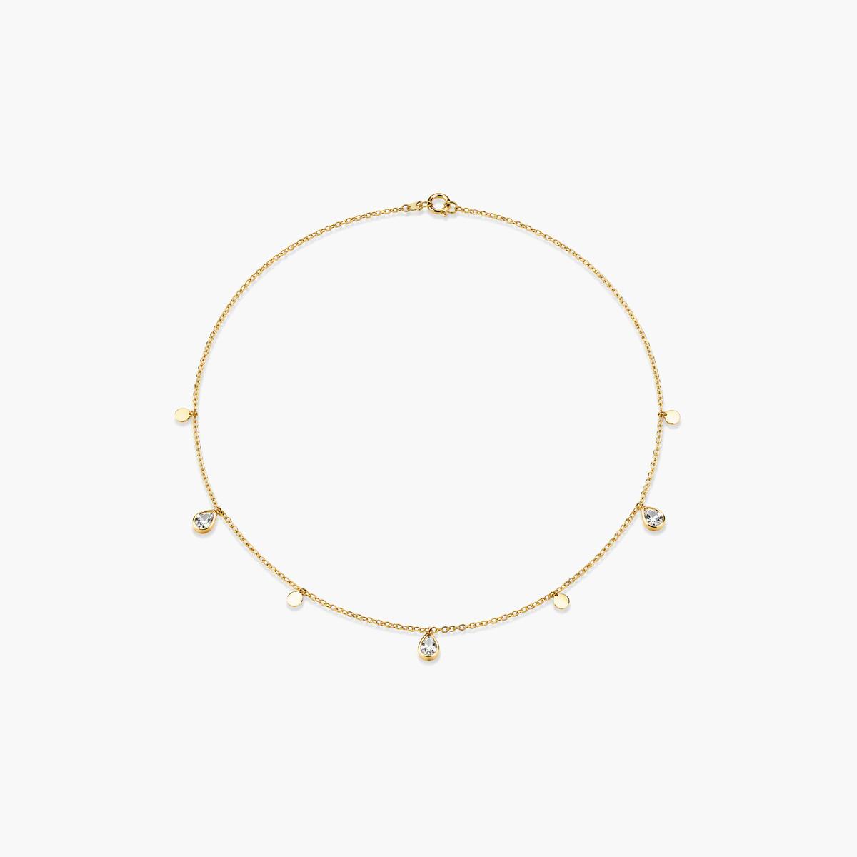Dainty Triangle Bar Necklace