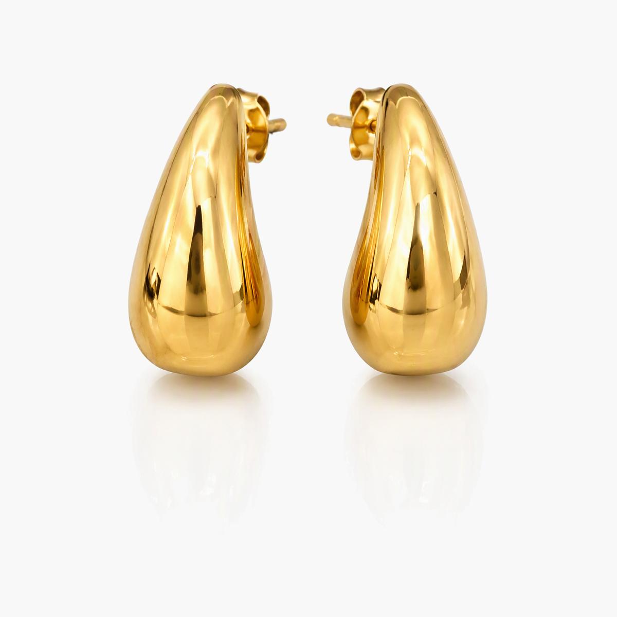Minimalist Teardrop Stud Earrings