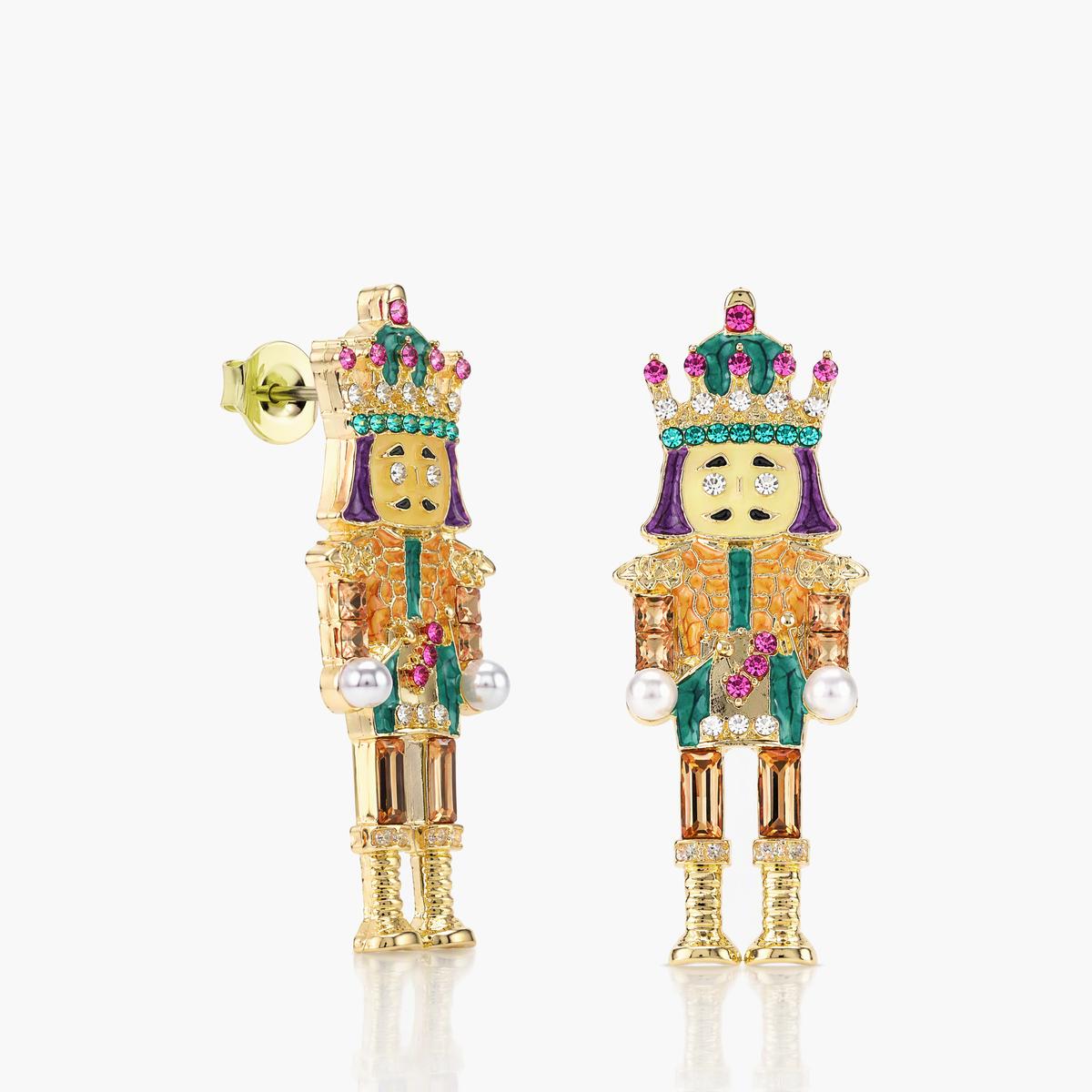 Cute Nutcracker Drop Earrings
