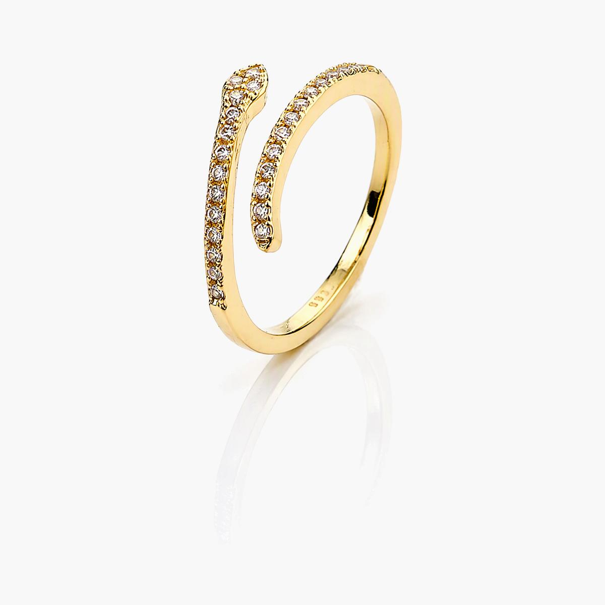 Dainty Snake Wrap Ring