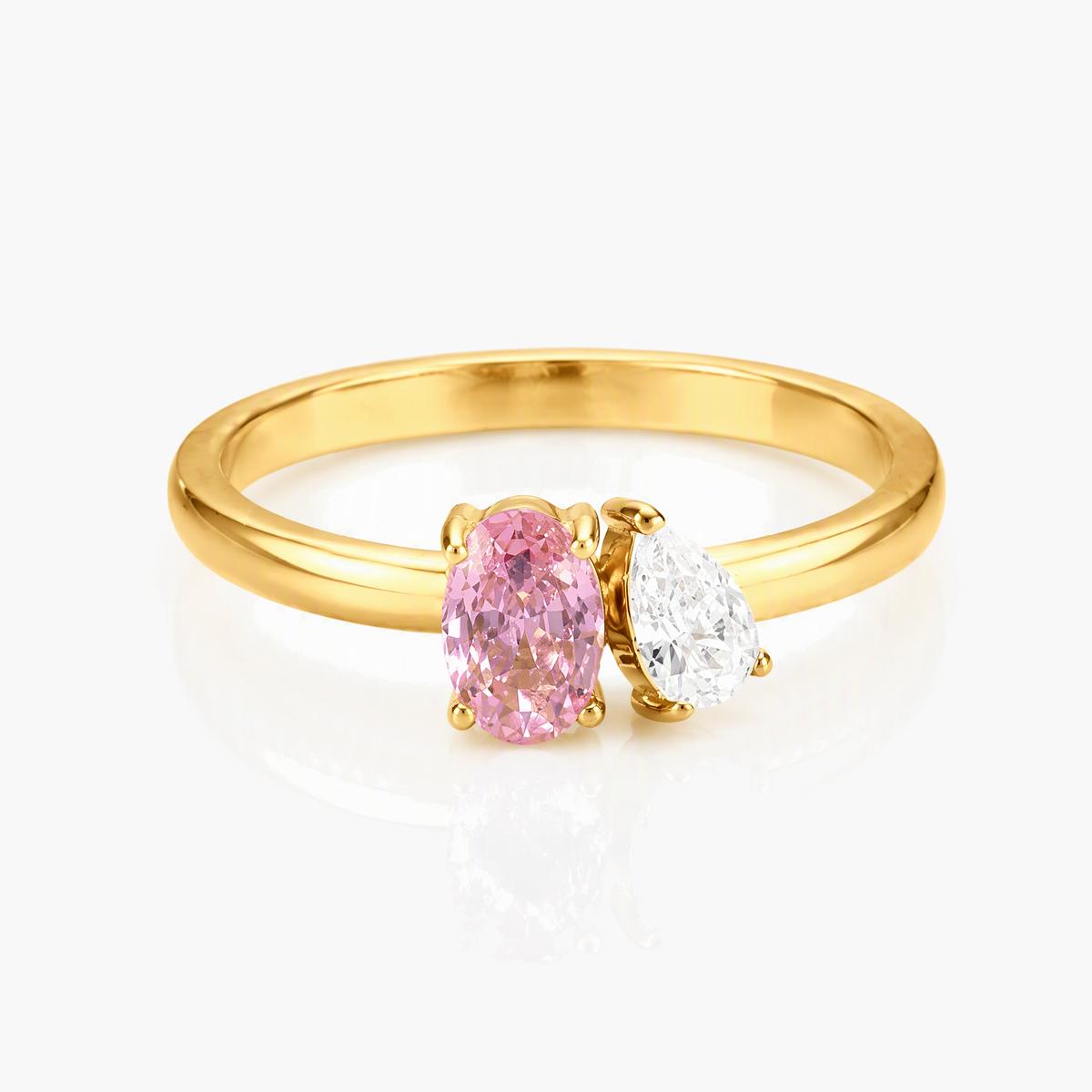 Elegant Two-Stone Ring