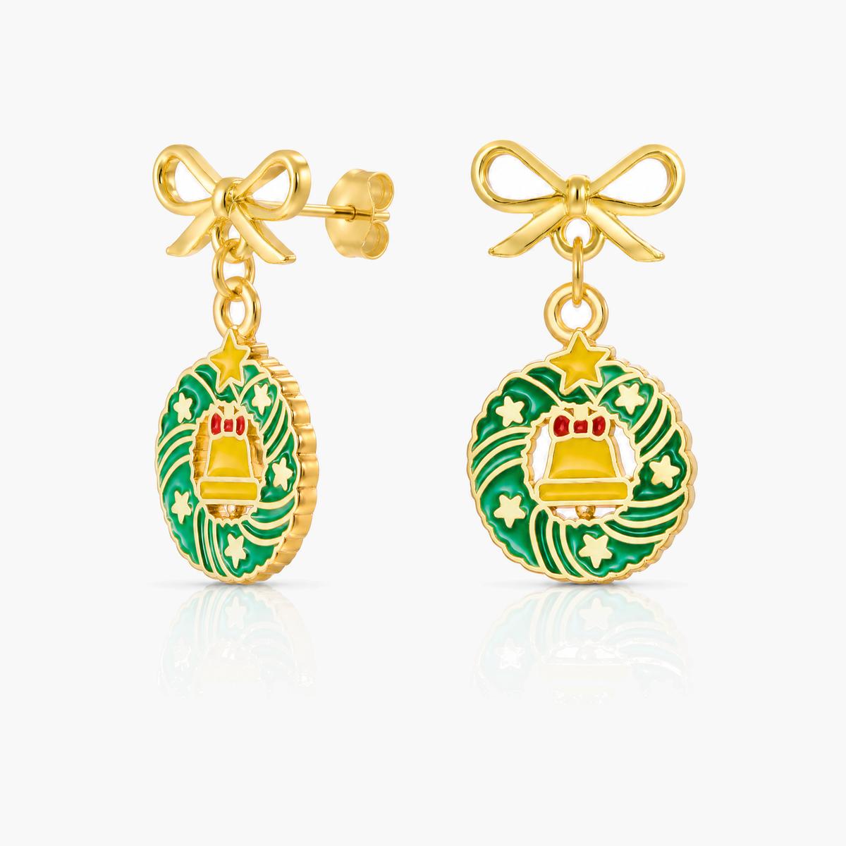 Cute Santa Charm Drop Earrings